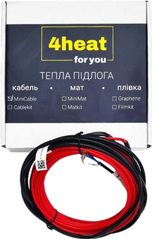 Нагрівальний кабель 4HEAT Minicable 18-1050 Вт кабель, що гріє в стяжку (4HT.MNC.181050)