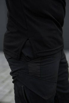 Мужская футболка Поло для Полиции и ГСЧС черный цвет Cool-pass Размер 58