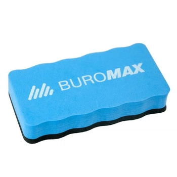 Губка для сухостираемых досок Buromax с магнитом голубая (BM.0074-02)