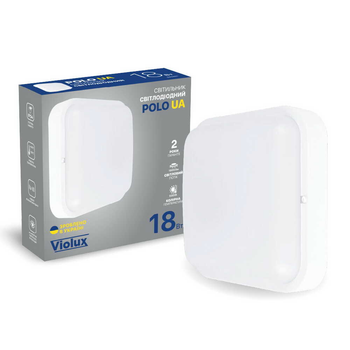 Светильник LED Violux ДББ POLO UA белый 18W 5000K IP54 картон ( 000092186 )