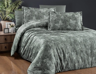 Турецкое постельное белье First Choice Cotton Satin Karlis Moonmist полуторное