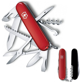 Ніж Victorinox Huntsman Ukraine 91 мм Червоно-чорний (1.3713.1.3)