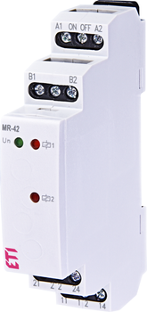 Імпульсне реле з функцією "пам'ять" MR-42 UNI 12-240V AC/DC (2x16A_AC1) ETI 2470008