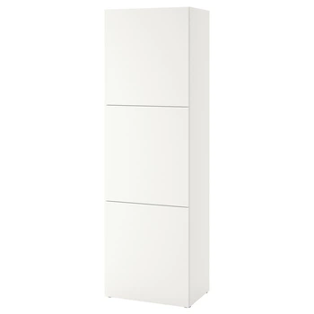 Стелаж з дверима IKEA БЕСТО, білий Лаппвікен, білий, 60x42x193 см, 394.296.99