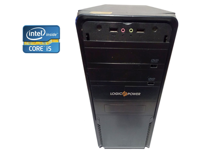 ПК Б-класс LogicPower Tower / Intel Core i5-2500 (4 ядра по 3.3 - 3.7 GHz) / 8 GB DDR3 / 320 GB HDD / Intel HD Graphics 2000 / 400W б/у