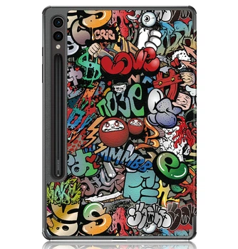 Чехол Primolux Slim для планшета Samsung Galaxy Tab S9 Plus (SM-X810 / SM-X816) 12.4" - Graffiti