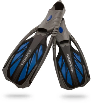 Ласты для плавания Aqua Speed Inox 5114 р. 40-41 (553-11) Blue/Black/Grey