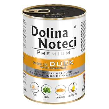 Влажный корм для собак Dolina Noteci Premium с уткой и тыквой, 400 г