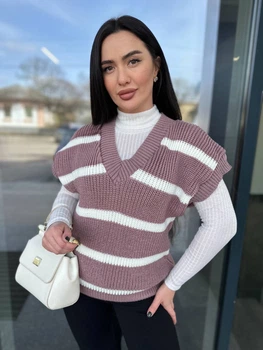 Fashions • Женский жилет Камилла Fashions 44-56 капучино (411-нс)