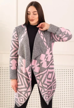 Fashions • Кардиган женский Аризона Fashions 44-52 розовый (4097/а-гу)