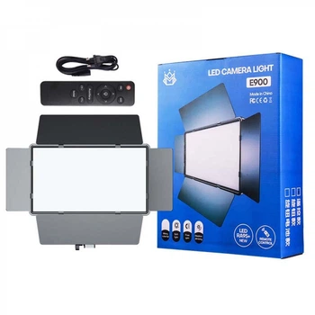 Лампа видеосвет LED, Осветитель, Прожектор, Лампа для съемки, Лампа видеосвет LED, 30x17 cm, 768 Lights, 3000K-6500K, Remote E900