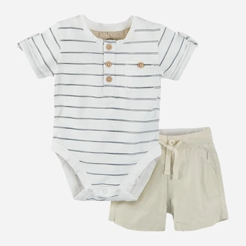 Дитячий літній костюм (боді + шорти) для новонароджених Cool Club CCB2202495-00 62 см Різнокольоровий (5903272888145)