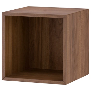 Шкаф IKEA ЭКЕТ, коричневый орех, 35x35x35 см, 605.305.77