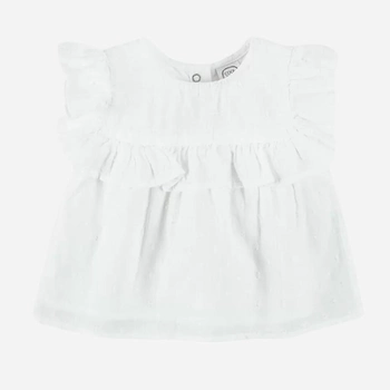 Дитяча блузка для дівчинки Cool Club CCG2403231 68 см Біла (5903977321688)
