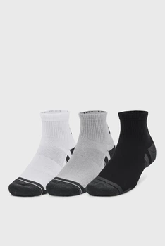 Носки UA Performance Tech 3pk Qtr Серый Уни M (1379510-011 M)