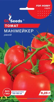 Томат Манимейкер семена (0,25 г) помидор ранний красный высокорослый, For Hobby, TM GL Seeds