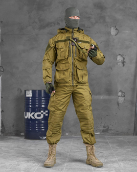 Тактический военный костюм CX/11 ( Китель + Гидратор + Штаны ), Камуфляж: Койот, Размер: XL