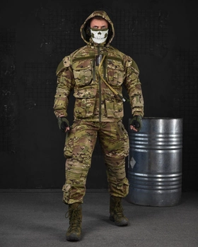 Тактический военный костюм XC/11 ( Куртка + Гидратор + Штаны ), Камуфляж: Мультикам, Размер: S
