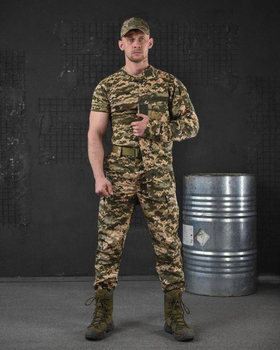 Тактичний військовий комплект Redage ( Кітель + Футболка + Штани ), Камуфляж: Піксель ЗСУ, Розмір: XXL