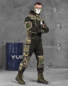 Тактический военный костюм горка Fraktal ( Китель + Штаны ), Камуфляж: Мультикам, Размер: M