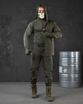 Тактичний військовий костюм Molot ( Китель + Убакс + Штани ), Камуфляж: Олива, Розмір: XXL