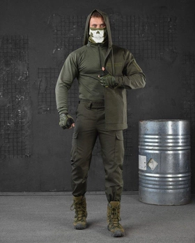 Тактичний військовий костюм Molot ( Китель + Убакс + Штани ), Камуфляж: Олива, Розмір: XXXL