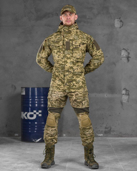 Тактичний літній військовий костюм G4 ( Кітель + Убакс + Штани ), Камуфляж: Піксель, Розмір: L