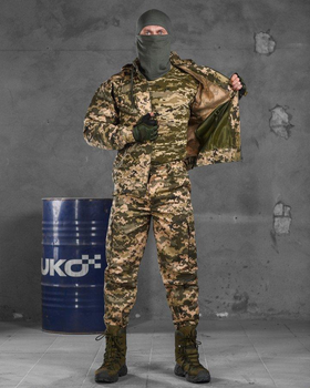Тактический военный комплект Expo ( Куртка + Футболка + Штаны ), Камуфляж: Пиксель, Размер: L