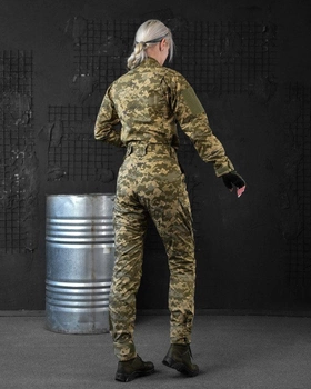 Тактичний жіночий військовий комплект Pandora ( Кітель + Штани ), Камуфляж: Піксель, Розмір: 44