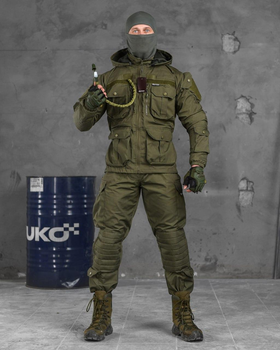 Тактический военный костюм CX/11 ( Китель + Гидратор + Штаны ), Камуфляж: Олива, Размер: M