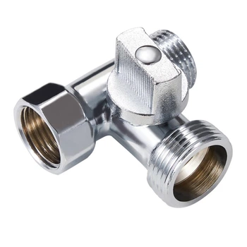 Кран магістральний прохідний Zegor FZ55 приладовий 1/2"х3/4"х1/2" латунь Хром