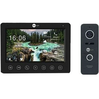 Комплект відеодомофону NeoLight NeoKIT HD WF B/Graphite