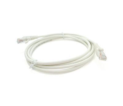 Патч-корд OK-net Кат.5e UTP 24AWG LSZH Білий 2м