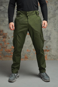 Мужские штаны демисезонные рип стоп Intruder 0167 3XL Хаки ( IN - 0167/02 F )