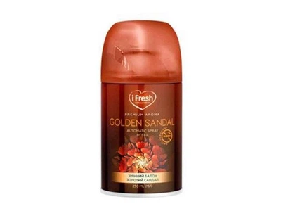 Сменный баллон для освежителя воздуха iFresh Premium Aroma Golden Sandal, 250 мл
