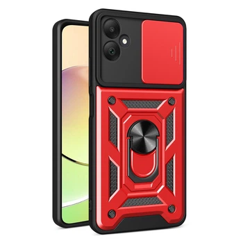 Чехол Hide Shield для Samsung Galaxy A05 / A055 бампер противоударный с подставкой Red
