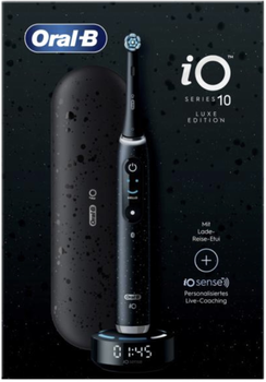 Електрична зубна щітка Oral-B iO Series 10 Luxe Edition Cosmic Black (8006540812068)