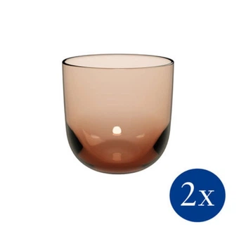Набор из 2 стаканов для воды Villeroy & Boch Like Glass Clay 280 мл коричневый (1951798180)