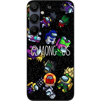 Силиконовый чехол SMTT для Samsung A15 Galaxy A155F с картинкой Among Us В космосе