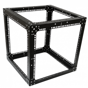 Стійка-кронштейн Cube 19' 9U 550х550х550 мм, посилена, чорна