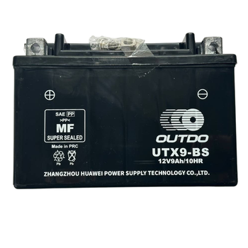 Аккумулятор кислотный UTX9-BS 12V9Ah/10HR Outdo