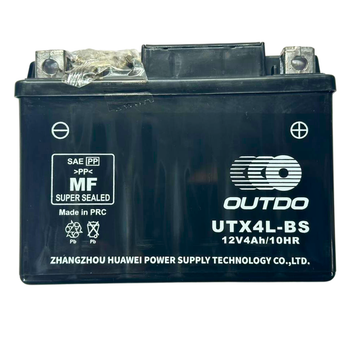 Аккумулятор кислотный UTX4L-BS 12V4Ah/10HR Outdo