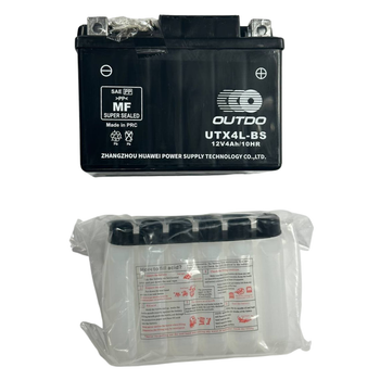 Аккумулятор кислотный UTX4L-BS 12V4Ah/10HR Outdo