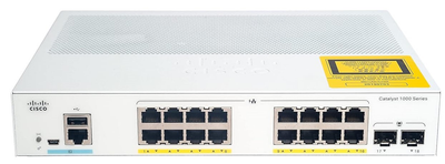 Przełącznik Cisco Catalyst C1000-16FP-2G-L PoE+ (889728248891)