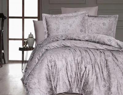 Турецкое постельное белье First Choice Cotton Satin Advina Mink полуторное