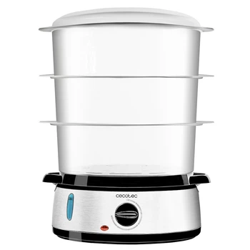 Пароварка Cecotec Vapovita 3000 Inox CCTC-04109 (8435484041096) метал, пластик 10128