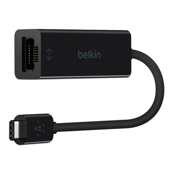 Мережева карта Belkin USB-C-RJ-45 Gigabit Ethernet (F2CU040btBLK) Чорний
