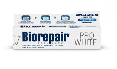 Зубна паста Biorepair Pro White Відбілювальна 75 мл