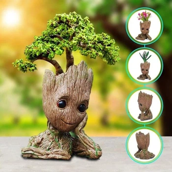 Цветочный Горшок Грут Groot для цветов и канцелярии PGXT (FBAX04)