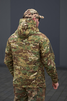 Демисезонная мужская куртка " MILITARY " Rip-Stop мультикам размер 4XL